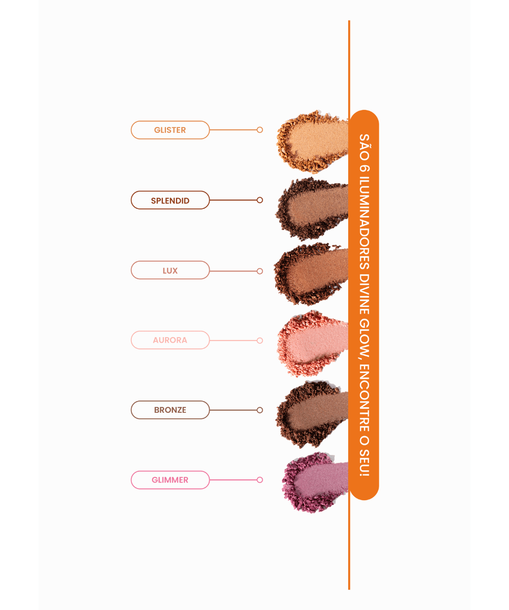 Iluminador Compacto Divine Glow - Glister